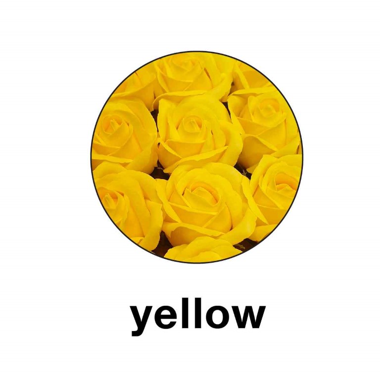 ورد صناعي اصفر 1109-5 / 2018-5